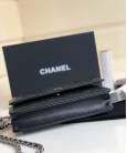 Сумка Ch*nel WOC Wallet On Chain Caviar Black